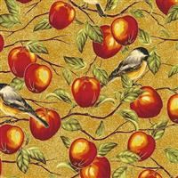 Bounty of the Season- Fruit- Apple/Metallic